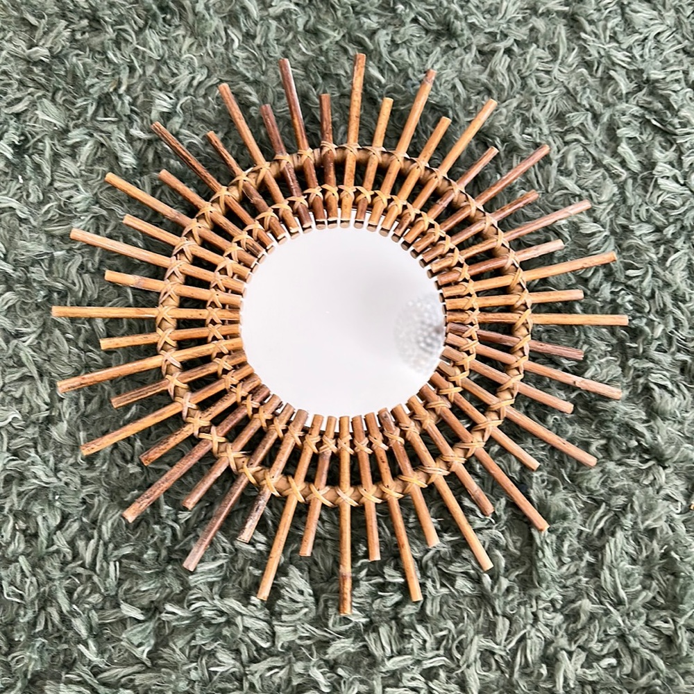 Small Wooden Mirror from Urban Outfitters